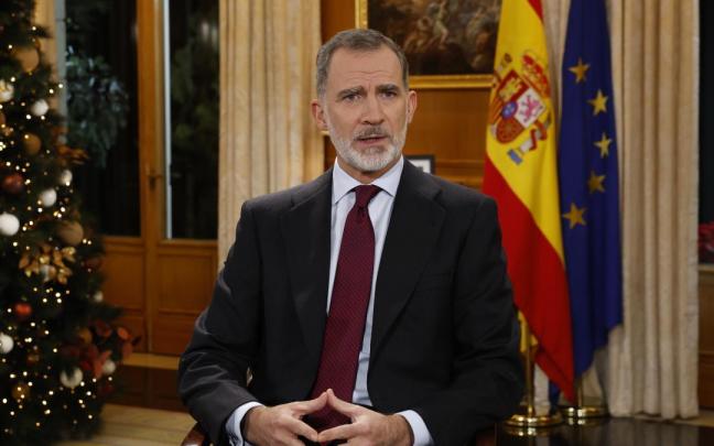 Felipe VI pronuncia su discurso de Nochebuena