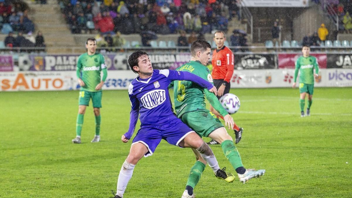 Igor Zubeldia, durante el partido de Copa que la Real jugó en 2019 contra el Becerril.