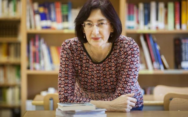 La escritora de ‘Los casos de Clara Campoamor’, la tudelana Isabel Lizarraga. La escritora de ‘Los casos de Clara Campoamor’, la tudelana Isabel Lizarraga.