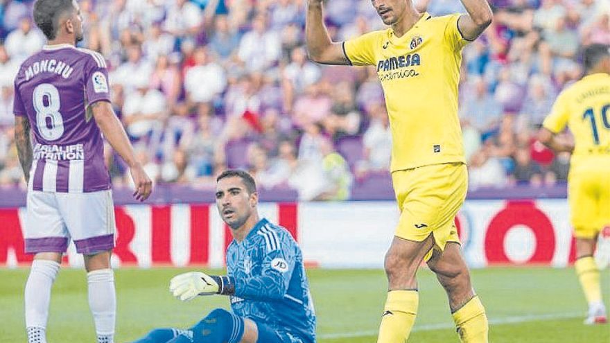 Gerard Moreno celebra el triunfo del Villarreal. | FOTO: LALIGA