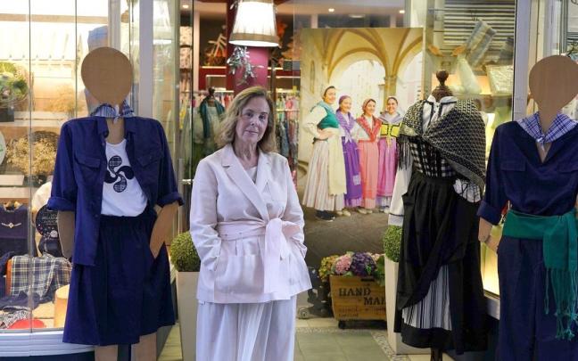Pilar Lekube es la tercera generación de la tienda Meltxora. Pilar Lekube es la tercera generación de la tienda Meltxora.