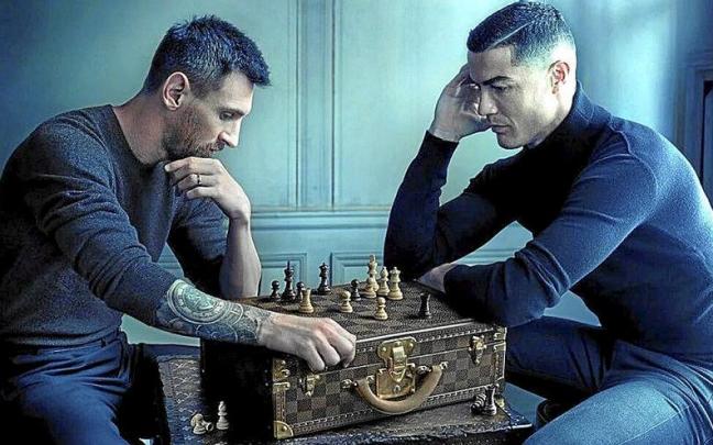 Leo Messi y Cristiano Ronaldo, en la campaña de Louis Vuitton. Leo Messi y Cristiano Ronaldo, en la campaña de Louis Vuitton.