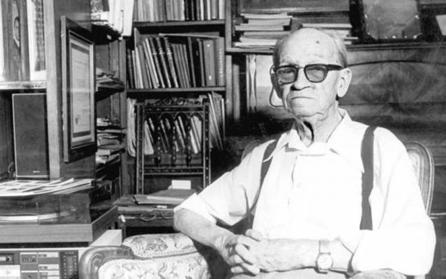 Foto de archivo del compositor donostiarra. Foto de archivo del compositor donostiarra.