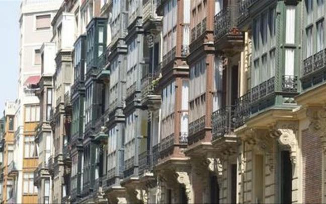 Imagen de archivo de las viviendas de Bilbao.