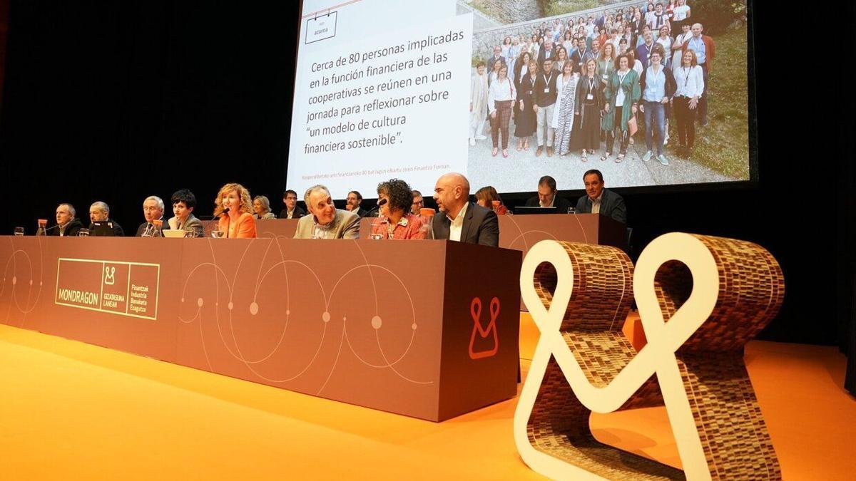 Congreso que el Grupo Mondragon ha celebrado hoy en el Kursaal de Donostia.