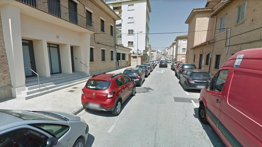 Vista de la calle Ador de Tudela donde tuvo lugar la multitudinaria pelea.