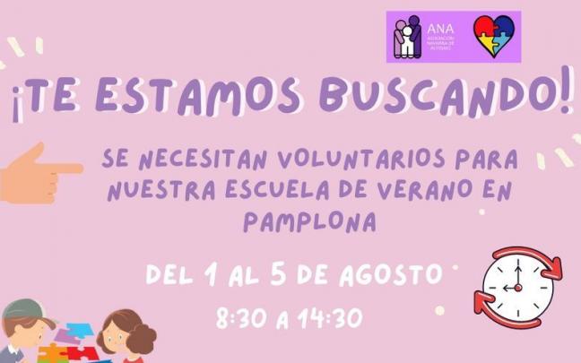 Cartel promocional de la Asociación Navarra de Autismo Cartel promocional de la Asociación Navarra de Autismo