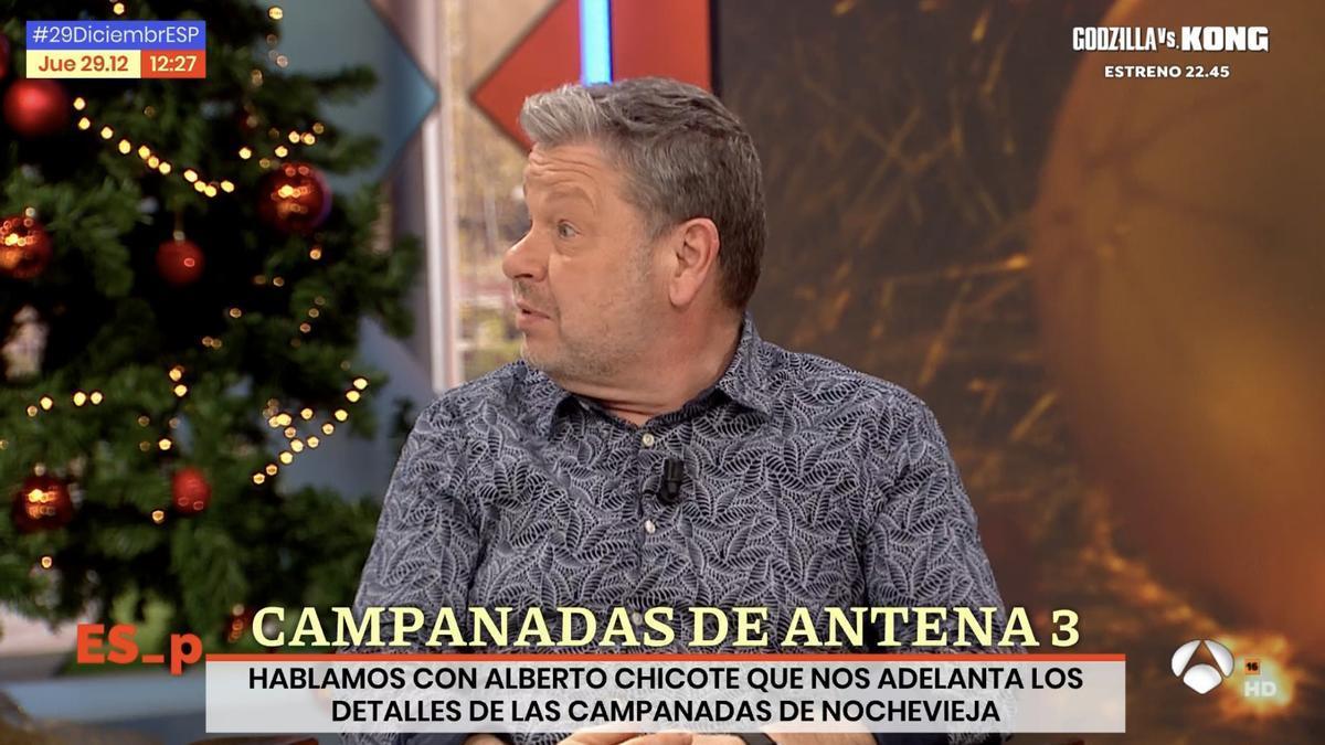Alberto Chicote habla de las Campanadas en 'Espejo Público'.