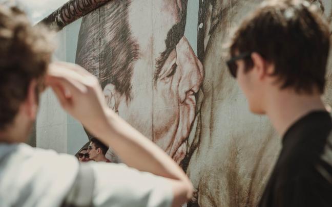 La 'East Side Gallery' en Berl&iacute;n.