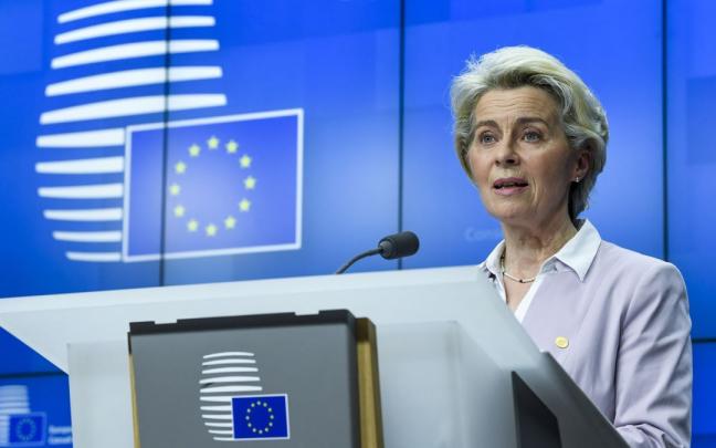 La presidenta de la CE, Ursula Von der Leyen. La presidenta de la CE, Ursula Von der Leyen.