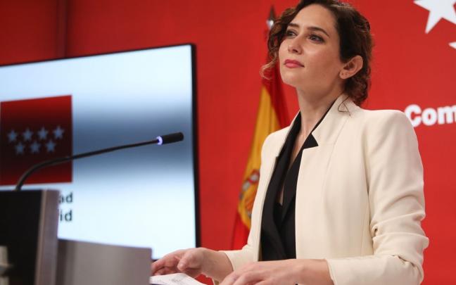 La presidenta de la Comunidad de Madrid, Isabel Díaz Ayuso. La presidenta de la Comunidad de Madrid, Isabel Díaz Ayuso.