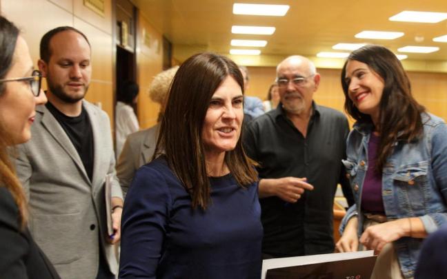 La portavoz de Elkarrekin Podemos-IU, Miren Gorrotxategi, en una anterior comparecencia La portavoz de Elkarrekin Podemos-IU, Miren Gorrotxategi, en una anterior comparecencia