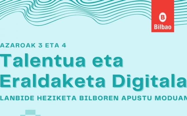 Cartel de las jornadas que tendrán lugar en Bilbao.