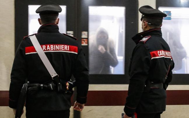 Imagen de archivo de polic&iacute;as italianos.