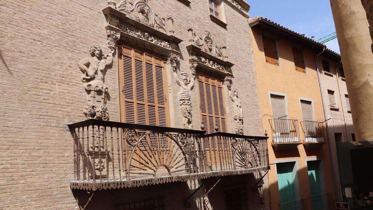 Fachada de la Casa del Almirante, sede de la EPEL Tudela Cultura