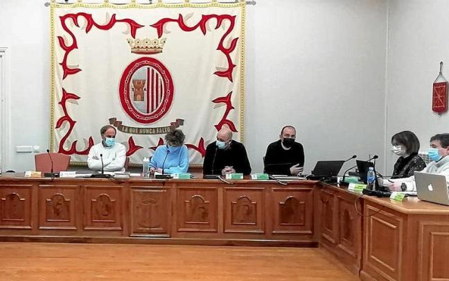 Una imagen anterior de un pleno en Sangüesa. Foto: Diario de Noticias