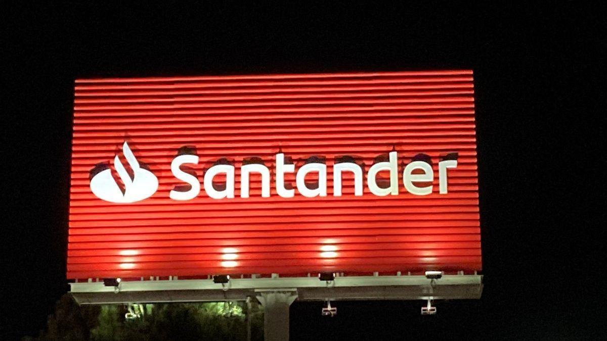 Logo de Banco Santander.