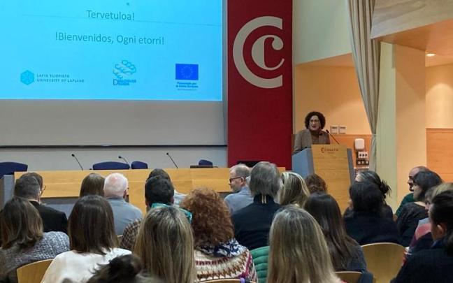 La consejera Maeztu, en la apertura de la jornada.