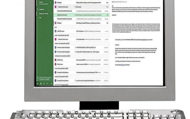 La bandeja de entrada de Outlook