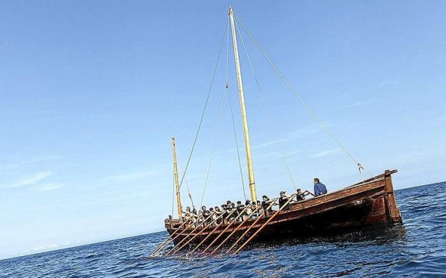 El patache ‘Juanita Larando’ que pasará por Hondarribia, Azkaine, Irun y Hendaia estos días. | FOTO: N.G.