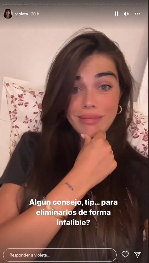 Violeta Mangriñan pide consejos para acabar con su vello facial.