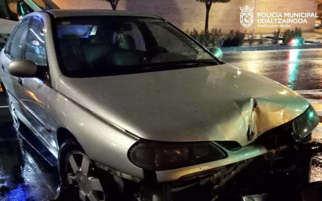 Uno de los accidentes registrados este lunes