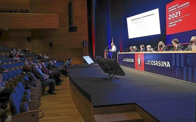 Imagen de la &uacute;ltima asamblea de Osasuna. | FOTO: OSKAR MONTERO