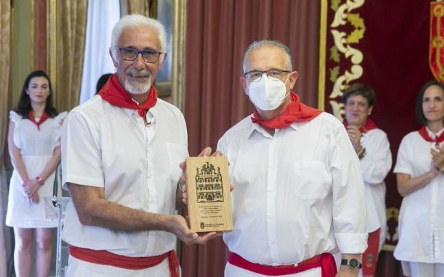 Imagen de la recepci&oacute;n a Javier Solano por parte del alcalde