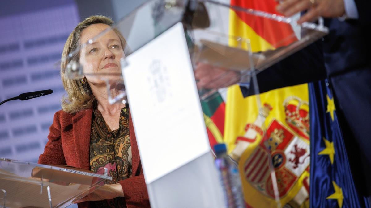 La vicepresidenta primera y ministra de Economía, Nadia Calviño, en una imagen reciente.