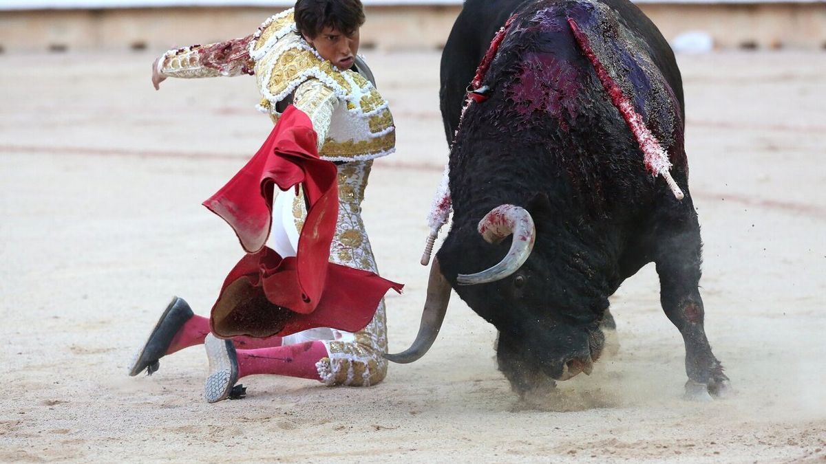 El torero peruano Andrés Roca Rey, durante la Feria del Toro de Pamplona 2022