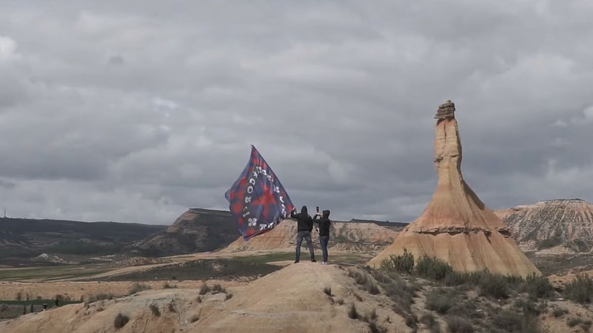 Indar Gorri, en Bardenas Reales.