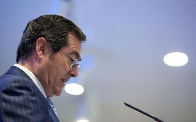 El presidente de la CEOE, Antonio Garamendi. El presidente de la CEOE, Antonio Garamendi.