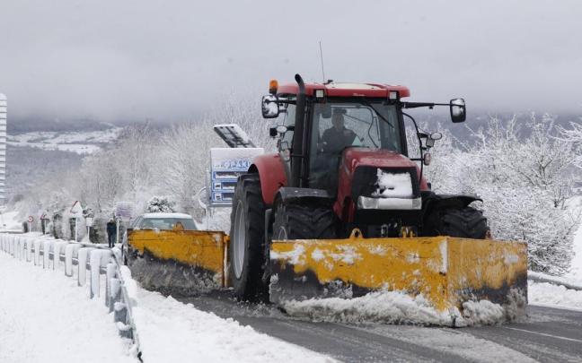 En imágenes: Así están las carreteras alavesas