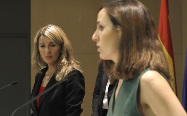 Ione Belarra y Yolanda Díaz. Ione Belarra y Yolanda Díaz.