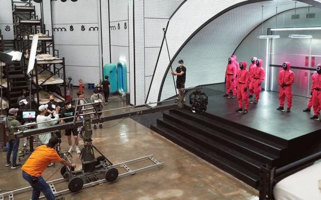 Rodaje de la serie &lsquo;El juego del calamar&rsquo;.