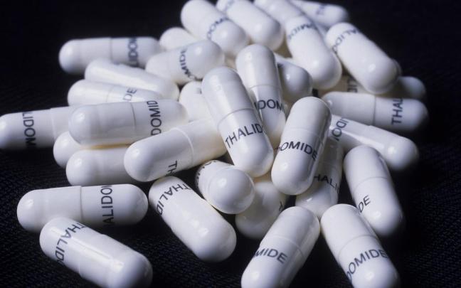 Pastillas de talidomida. Pastillas de talidomida.