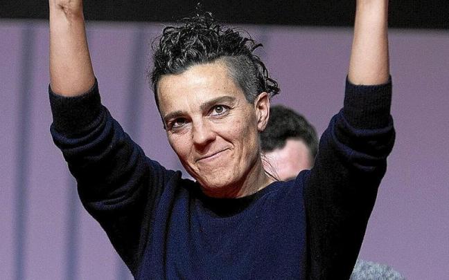 Maialen Lujanbio al ganar la &uacute;ltima edici&oacute;n del certamen de Euskal Herria.