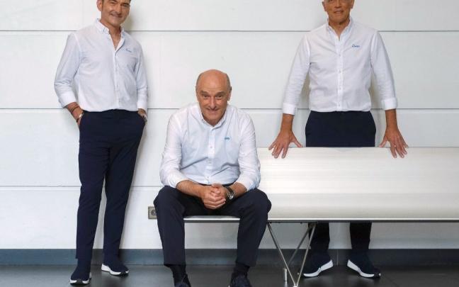 Xabier Usabiaga, Pedro Mari Goikoetxea y Fermín Aramendi.