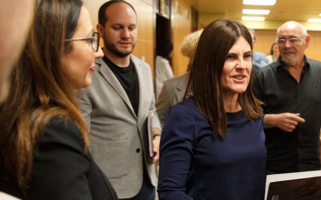 La portavoz de Elkarrekin Podemos-IU, Miren Gorrotxategi La portavoz de Elkarrekin Podemos-IU, Miren Gorrotxategi