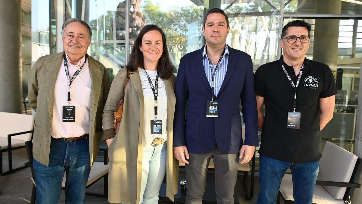 R. Landaluce, Marina Garbizu, Alfredo García-Cuevas y R. Escalante