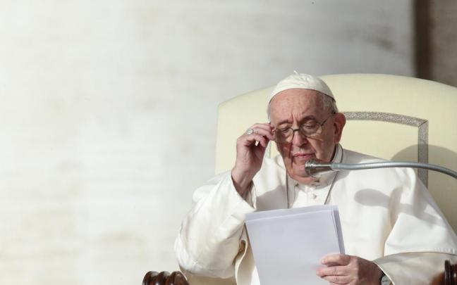 El papa Francisco durante una audiencia en el Vaticano. El papa Francisco durante una audiencia en el Vaticano.