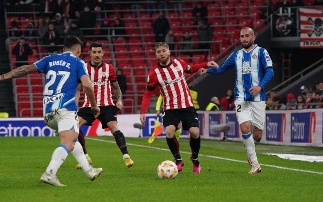 Una de las imágenes del Athletic-Espanyol del miércoles