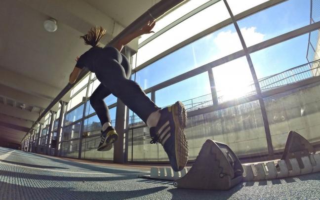 El módulo cubierto es imprescindible para la práctica del atletismo en Álava. | FOTO: DNA El módulo cubierto es imprescindible para la práctica del atletismo en Álava. | FOTO: DNA