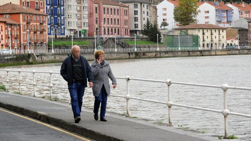 Instantánea del paseo de Olabeaga que ha sido cedido a Bilbao