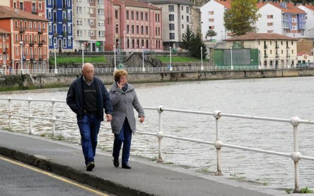 Instantánea del paseo de Olabeaga que ha sido cedido a Bilbao Instantánea del paseo de Olabeaga que ha sido cedido a Bilbao