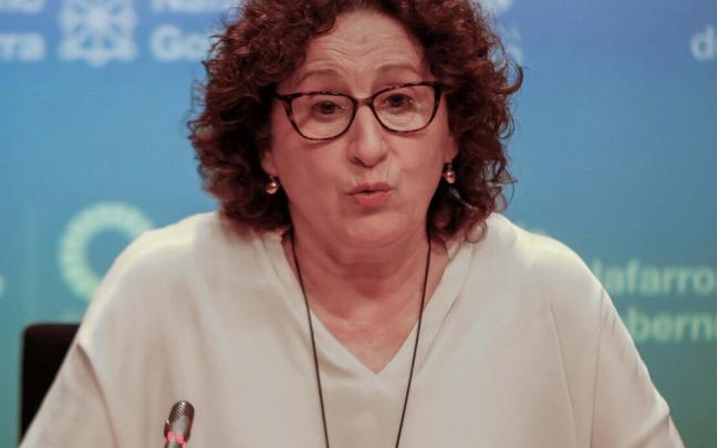 La consejera de Derechos Sociales, Carmen Maeztu, durante una intervención La consejera de Derechos Sociales, Carmen Maeztu, durante una intervención
