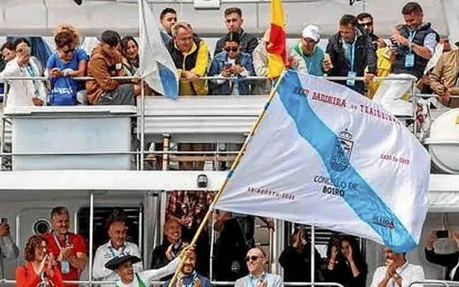 Hondarribia celebra el triunfo en Boiro. | FOTO: ACT