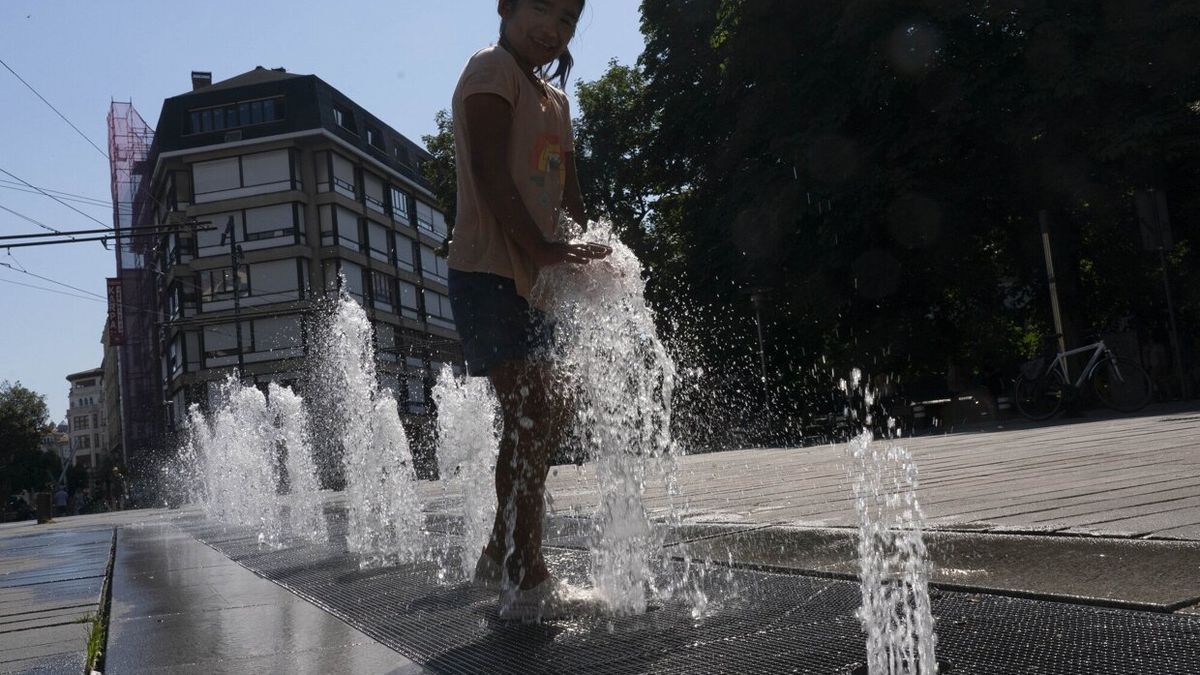 El calor sigue siendo intenso en la capital alavesa.