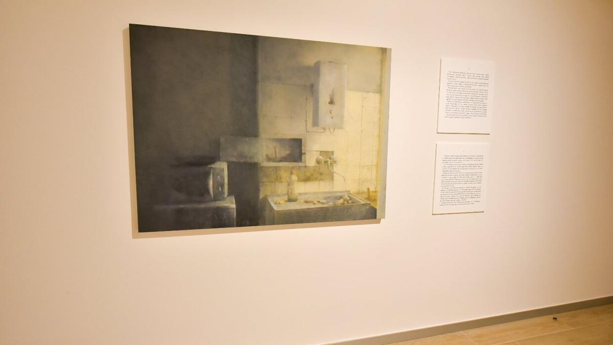 Lizarralderen testuak oinarri, Agorretak 27 koadro margotu ditu.