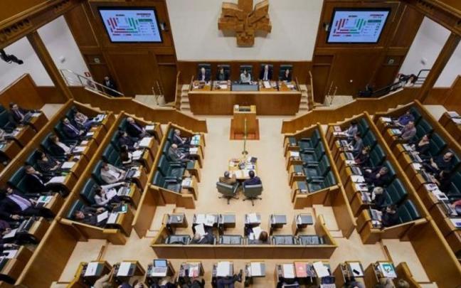 Pleno ordinario en el Parlamento Vasco. Pleno ordinario en el Parlamento Vasco.
